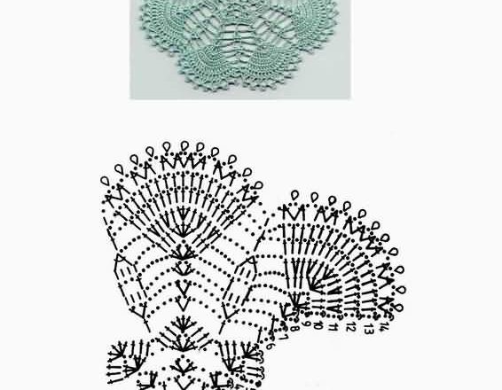 Small simple crochet doily
