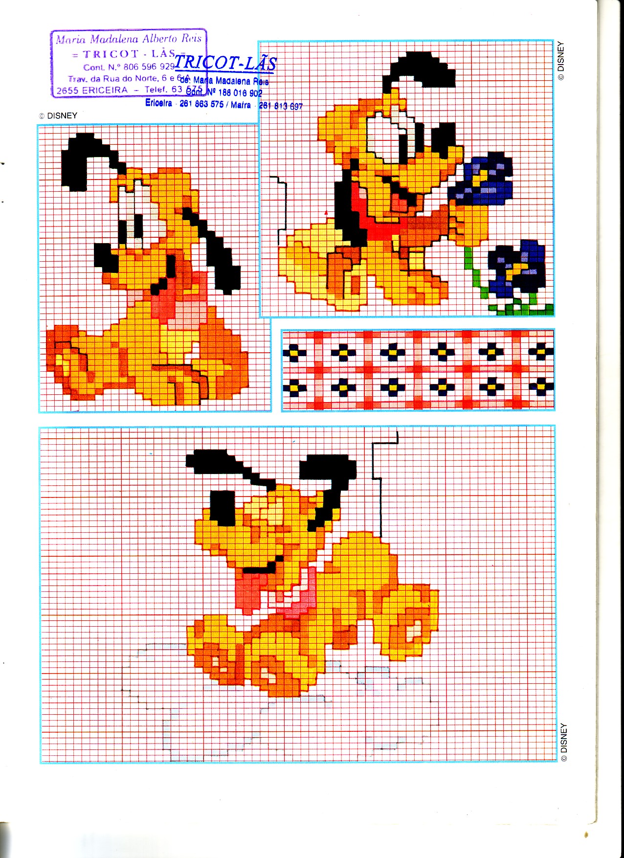 Some cross stitch patterns of Baby Pluto
