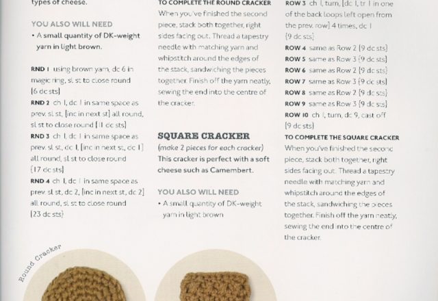 Squared crackers ad amigurumi pattern