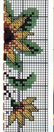 Sunflowers cross stitch clock (6)