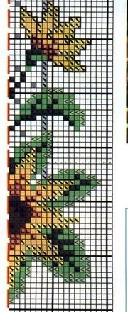 Sunflowers cross stitch clock (7)