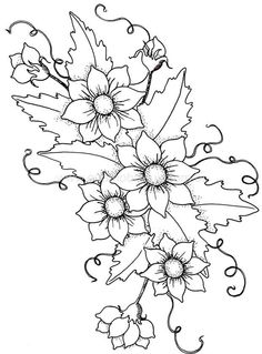 Sunflowers free hand embroidery design
