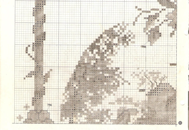 Swan lake free cross stitch pattern (2)