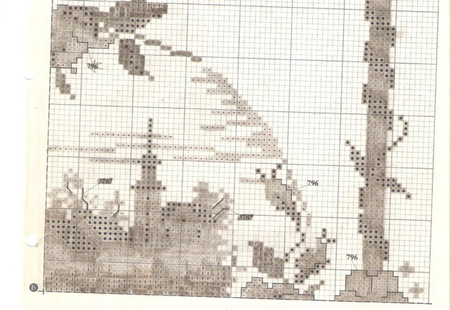 Swan lake free cross stitch pattern (3)