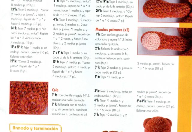 Sweet bear amigurumi pattern (4)