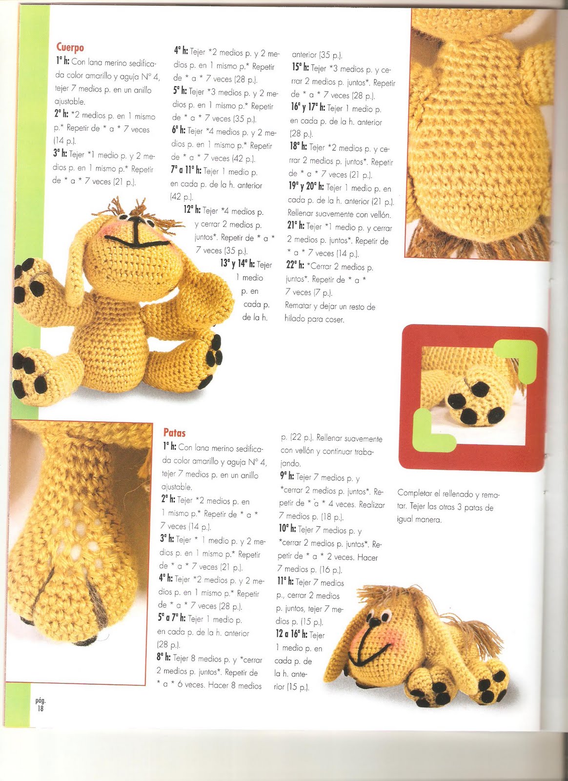 Sweet big dog amigurumi pattern 1 (2)