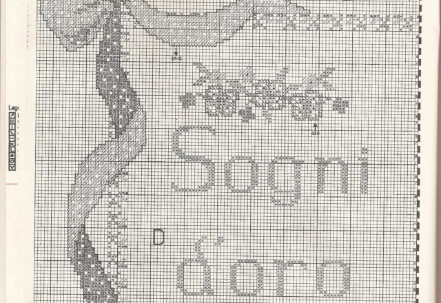 Sweet dreams for cross stitch baby blanket (1)