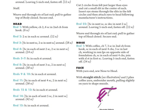 Sweet giraffe amigurumi pattern (2)