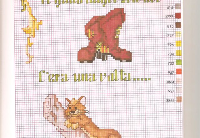 Tale Fable Puss in Boots cross stitch patterns (1)