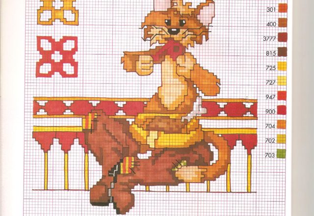 Tale Fable Puss in Boots cross stitch patterns (11)