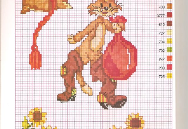 Tale Fable Puss in Boots cross stitch patterns (5)