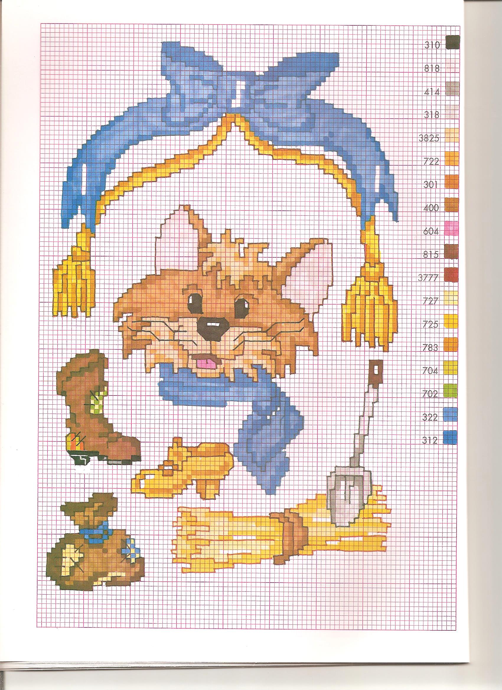 Tale Fable Puss in Boots cross stitch patterns (7)