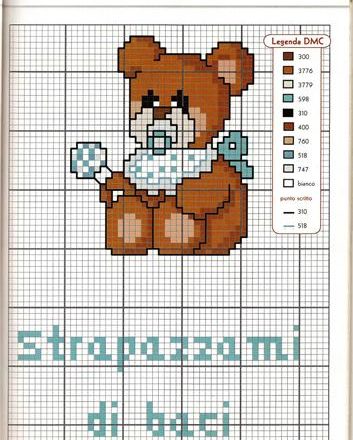 Teddy bear needs kisses