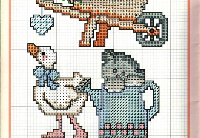 Teddy bears and a wheelbarrow