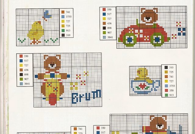 Teddy bears motorbike car airplane