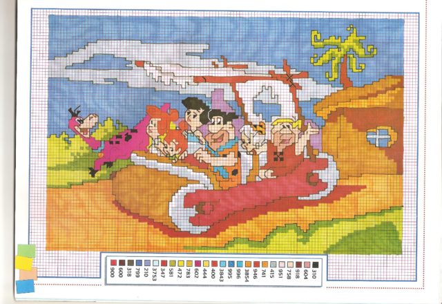 The Flintstones in car