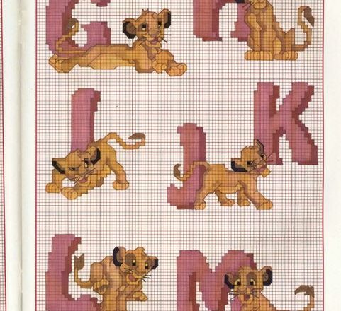 The Lion King alphabet (2)