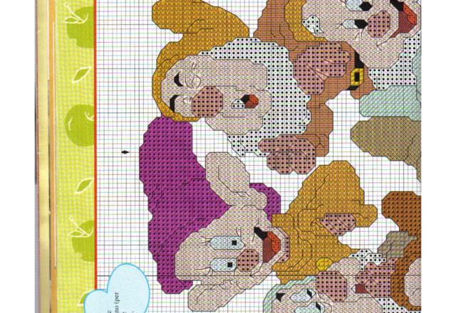 The Seven Dwarfs big cross stitch pattern (1)