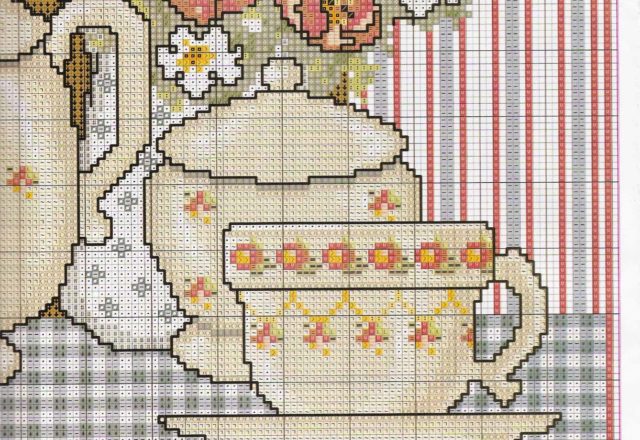 The cross stitch clock (2)