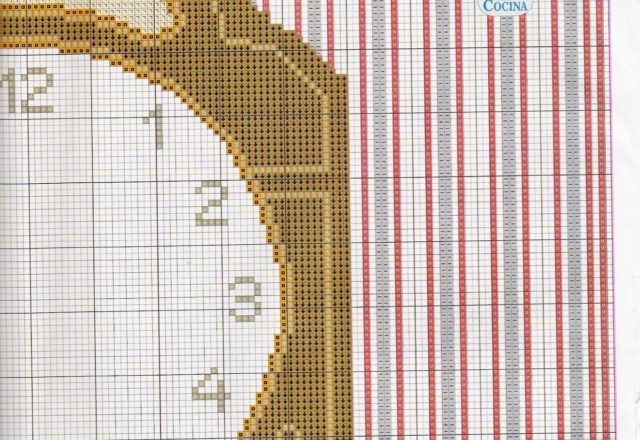 The cross stitch clock (4)