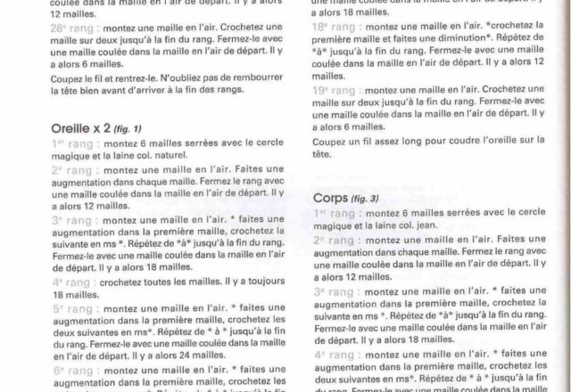 The dog with long ears amigurumi pattern 1 (3)