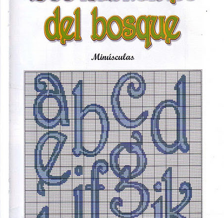 The inhabitants of the forest alphabet (16)