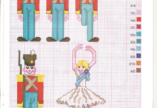 The lead soldiers free and simple cross stitch patterns