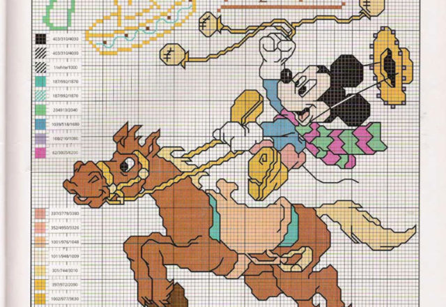 The most beautiful cross stitch patterns Disney (1)