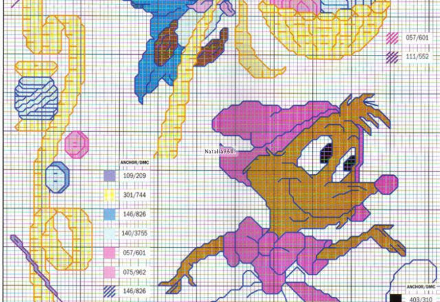 The most beautiful cross stitch patterns Disney (2)