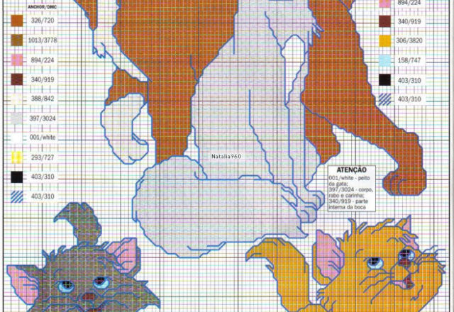 The most beautiful cross stitch patterns Disney (5)