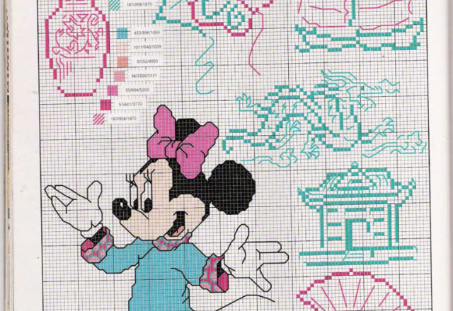 The most beautiful cross stitch patterns Disney (9)