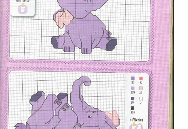 The nice Winnie The Pooh characters cross stitch patterns (2)