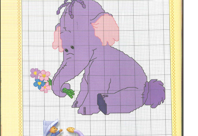 The nice Winnie The Pooh characters cross stitch patterns (3)