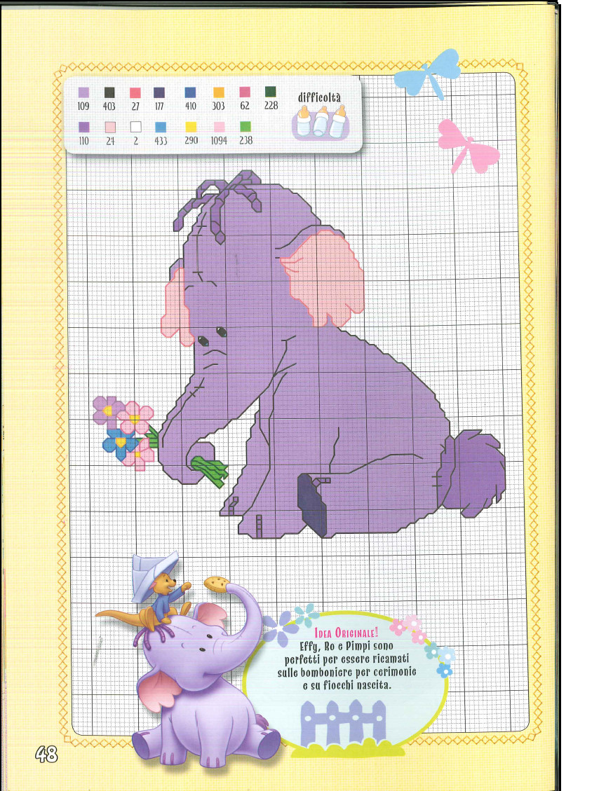 The nice Winnie The Pooh characters cross stitch patterns (3)