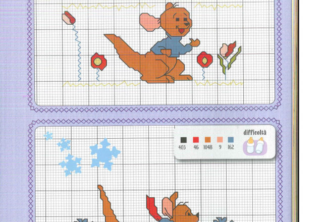 The nice Winnie The Pooh characters cross stitch patterns (5)