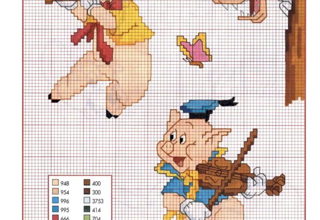 Three Little Pigs and the Wolf