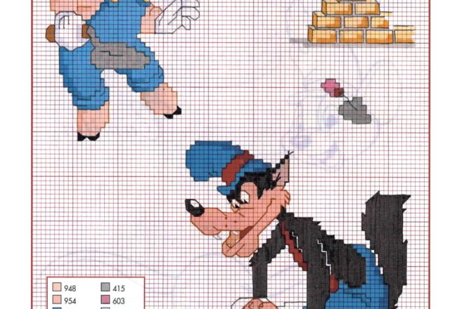 Three Little Pigs build the house