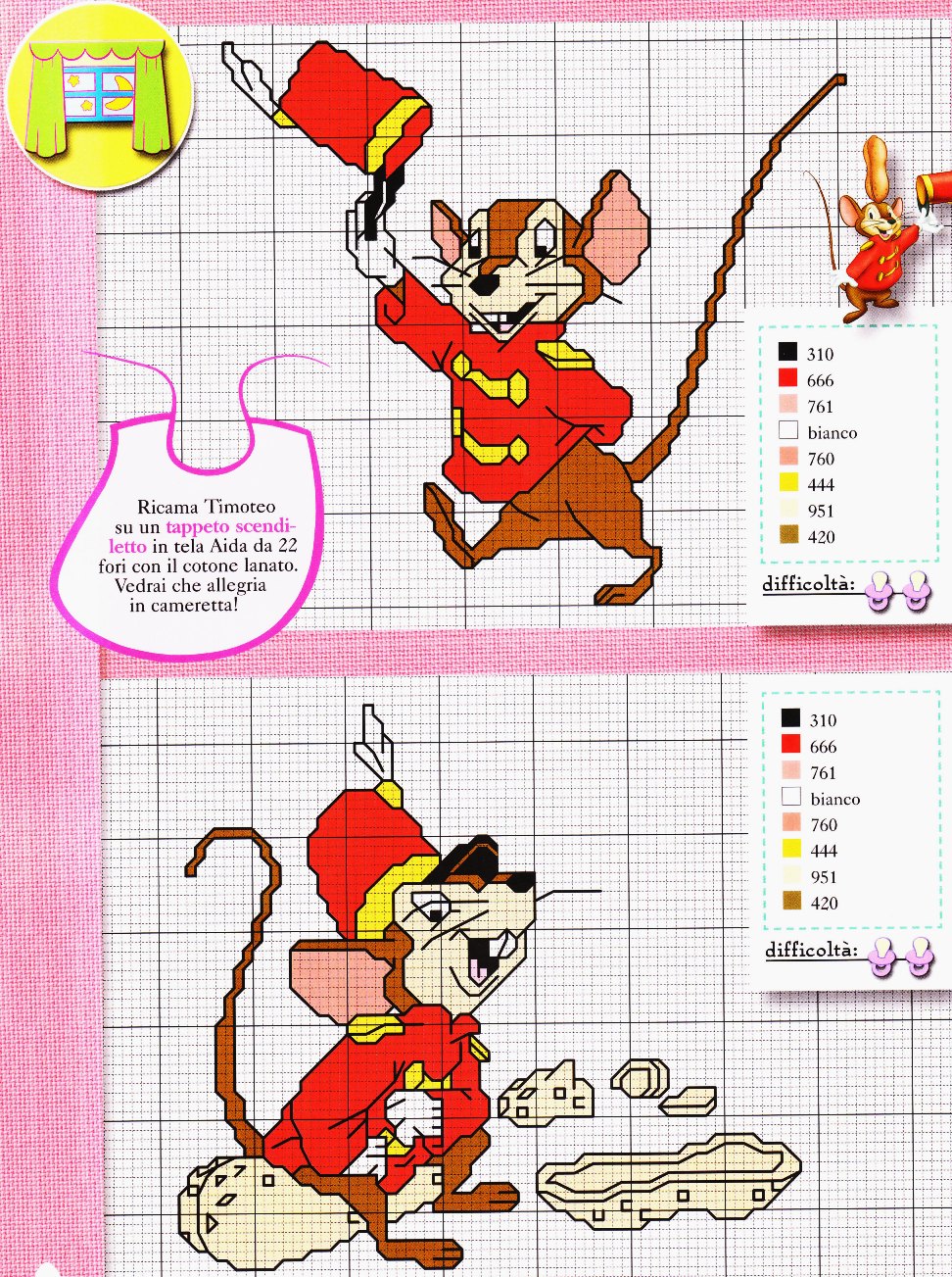 Timothy Q Mouse Disney cross stitch (2)