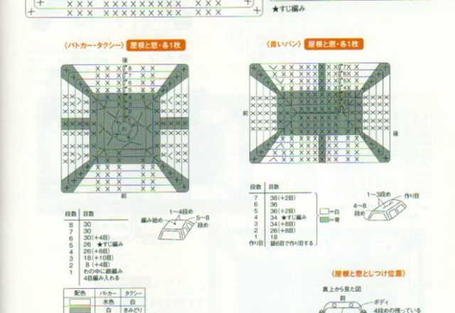 Transportation amigurumi pattern (3)