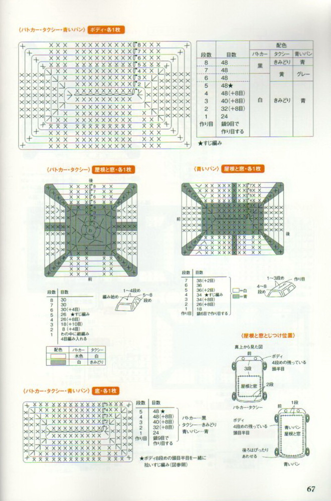 Transportation amigurumi pattern (3)