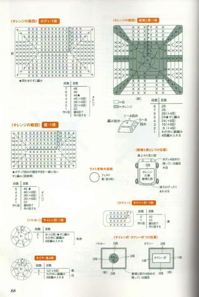 Transportation amigurumi pattern (4)