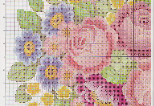 Tray tea cross stitch pattern (3)