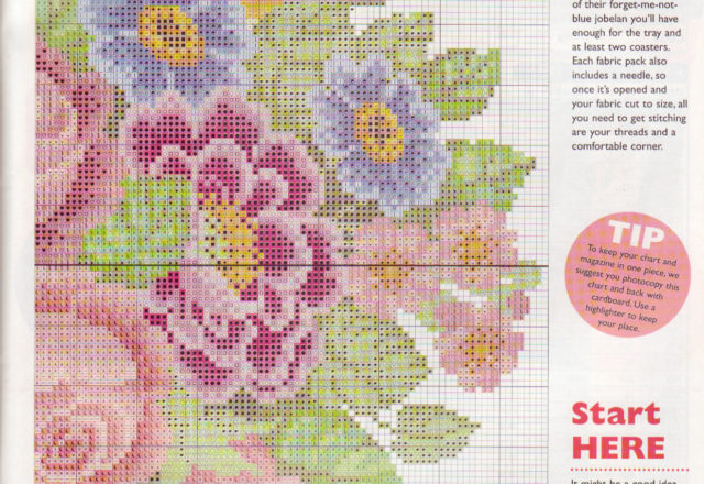 Tray tea cross stitch pattern (4)