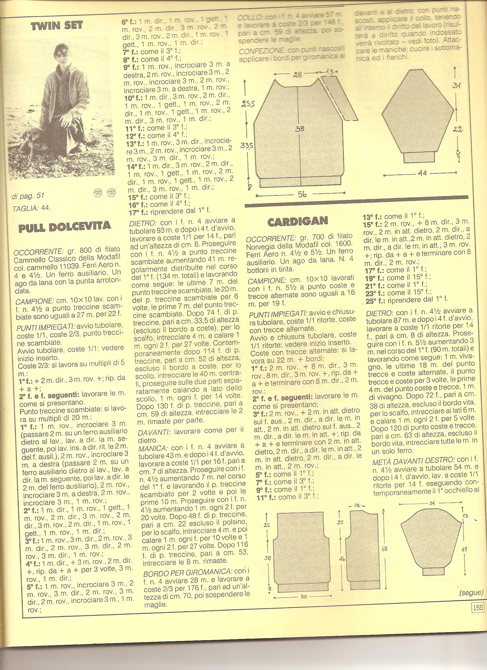 Turtleneck twin set knitting pattern (3)