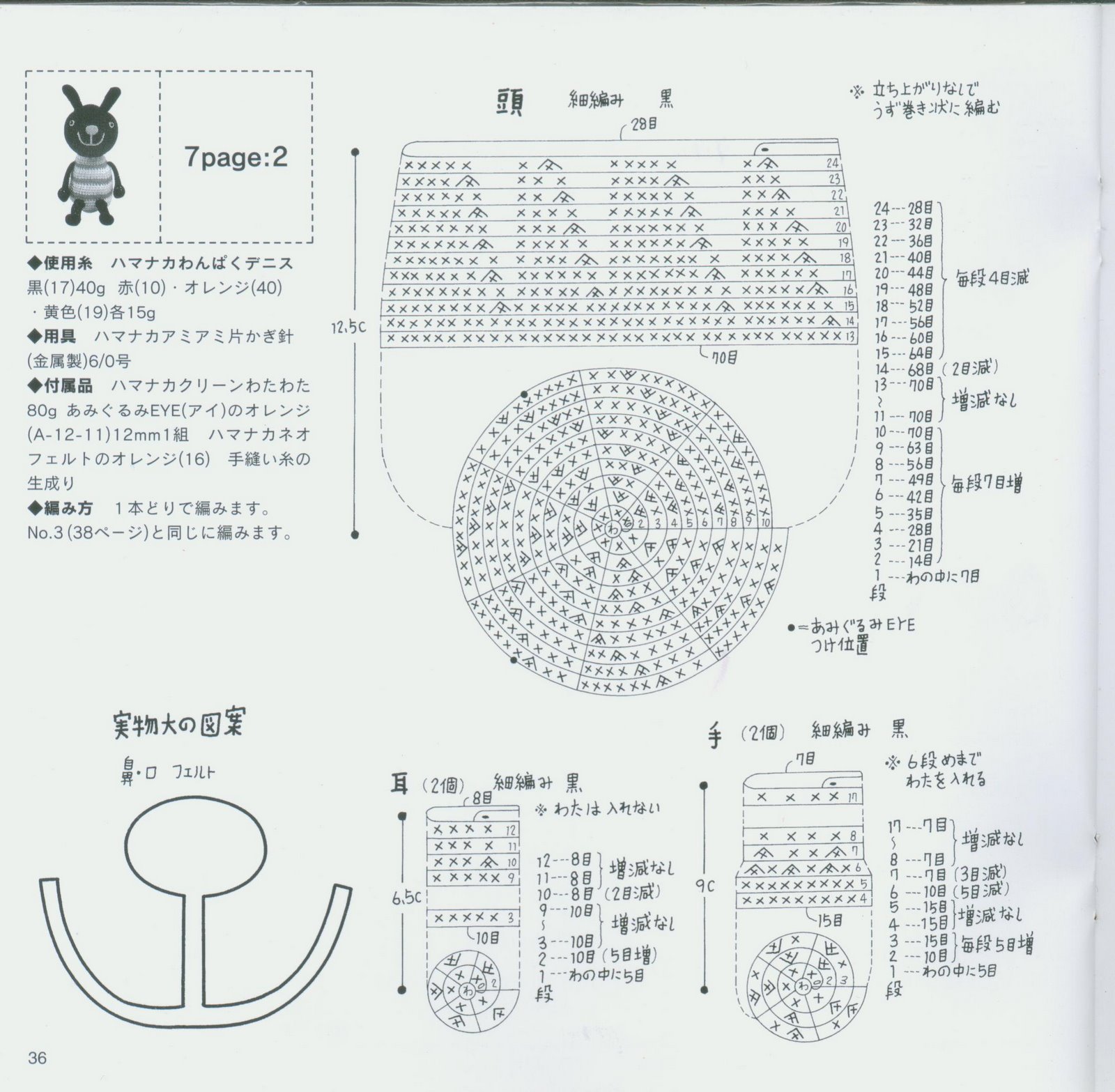 Twin rabbit amigurumi pattern (2)
