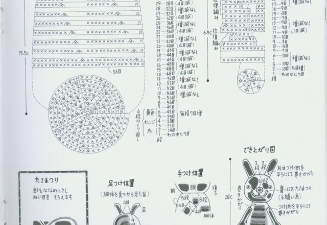 Twin rabbit amigurumi pattern (3)