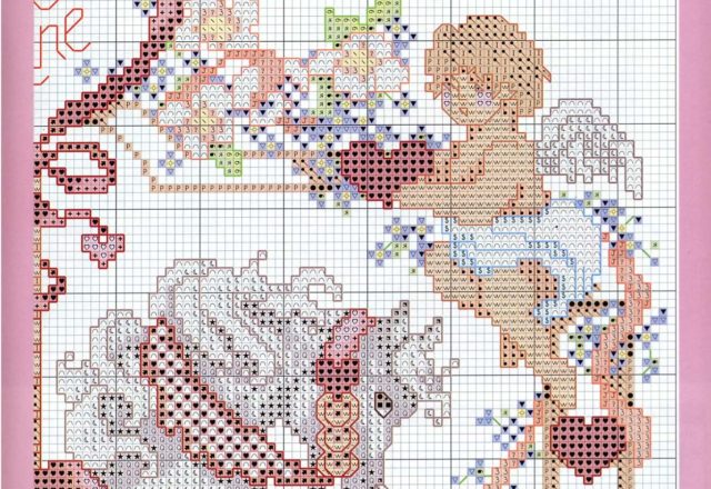 Valentine’ s Day toy carousel free cross stitch pattern (3)