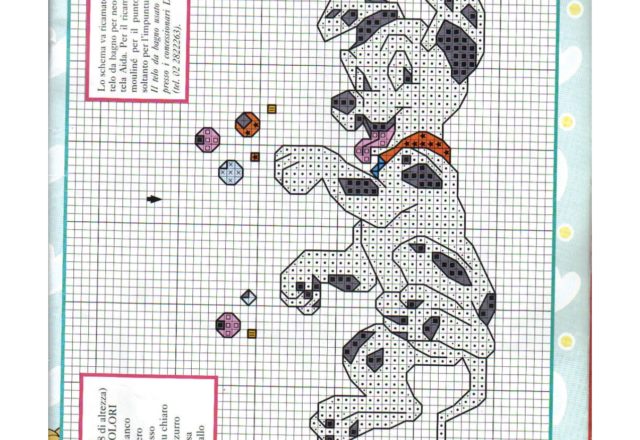 Various cross stitch patterns of One Hundred and One Dalmatians (3)