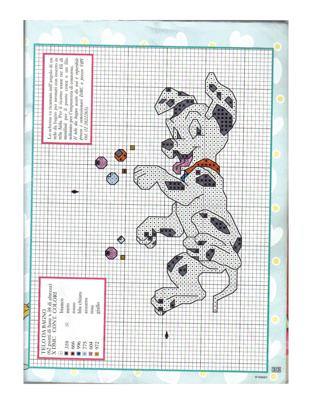 Various cross stitch patterns of One Hundred and One Dalmatians (3)