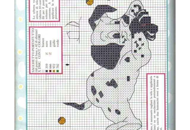 Various cross stitch patterns of One Hundred and One Dalmatians (4)